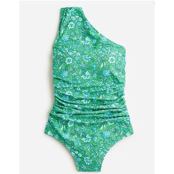 J Crew NWT size 24 one-shoulder swimsuit plus size - Picture 2 of 15